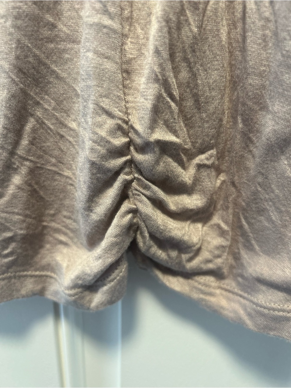 Layered Ruffle Tank Top - Taupe - Picture 2 of 5
